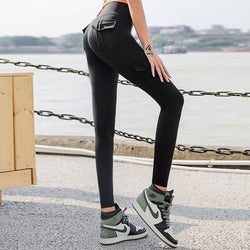 High Waist Desert Leggings with Pockets