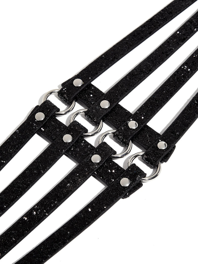 Wide Belt - Silver, Gold