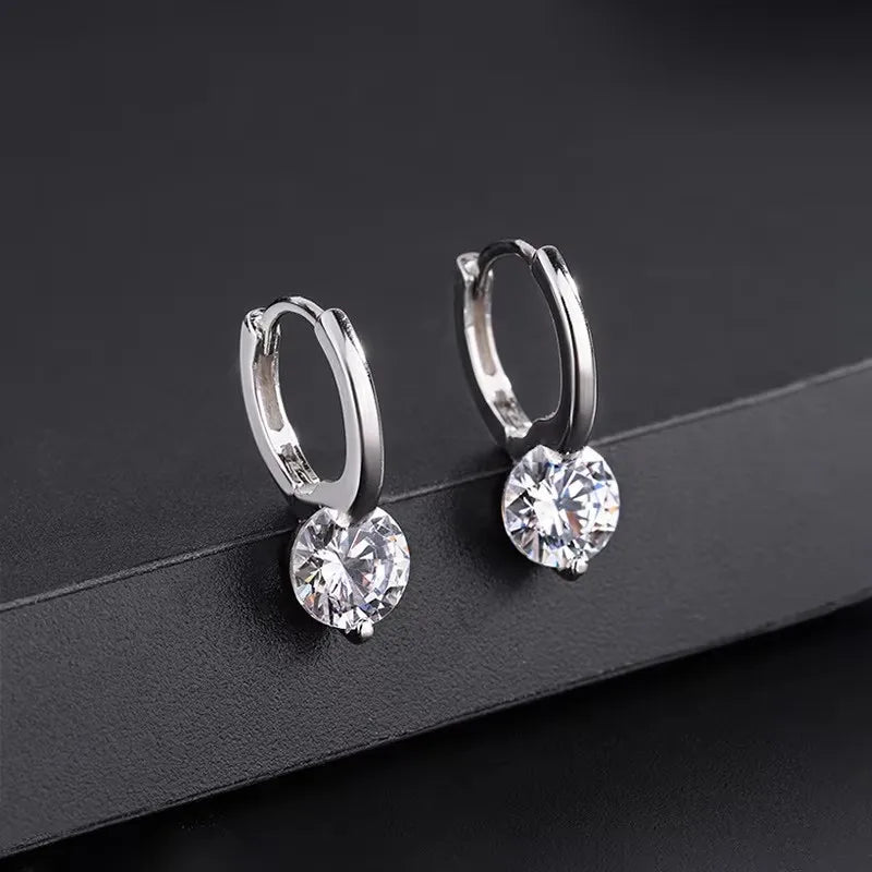 New Fashion Classics Simple Big Round Hoop Earrings for Women Circle Girls Shiny Delicate Party Womens Jewelry New Arrival 2025