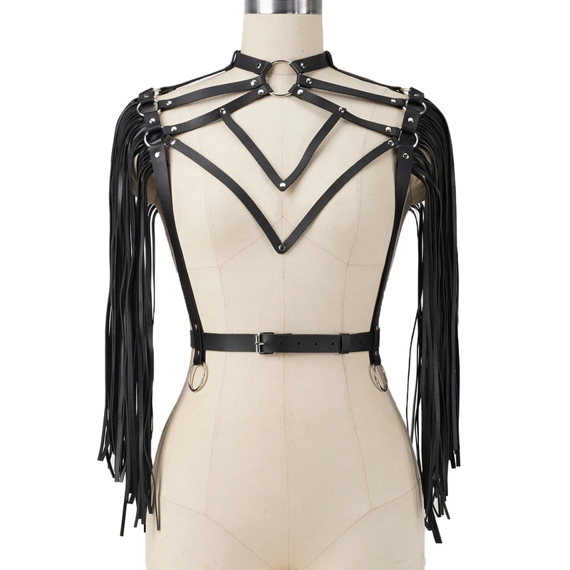 Fashion Belt Female Street Style Angel Wings Shape Suspenders for Women Casual Wild Decoration WaistBond Goth Clothing Accessoly