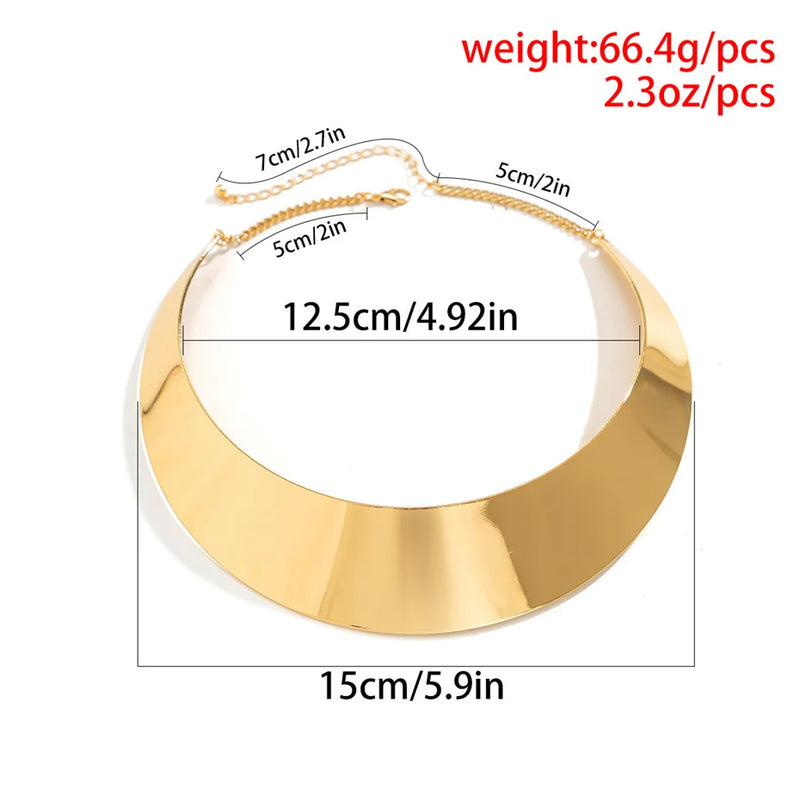 Exaggerated Chunky Metal Neckless