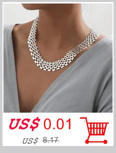 Exaggerated Chunky Metal Neckless