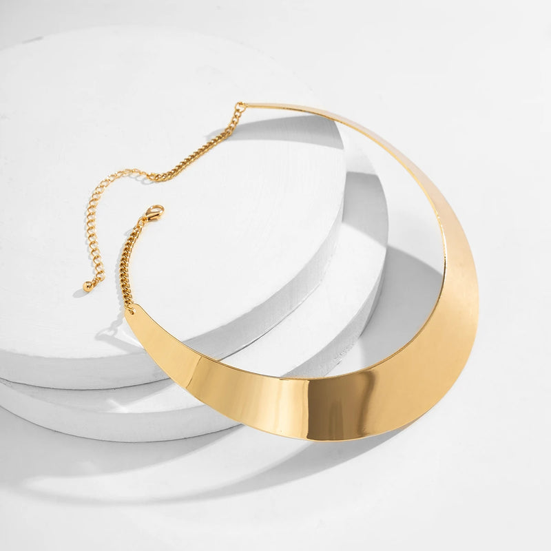Exaggerated Chunky Metal Neckless