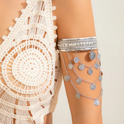 Cuff Bracelet - Arm Bangles Coins