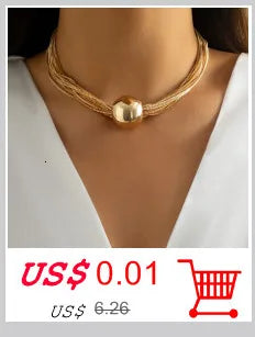 Exaggerated Chunky Metal Neckless