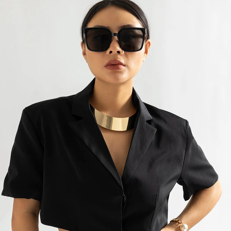 Exaggerated Chunky Metal Neckless