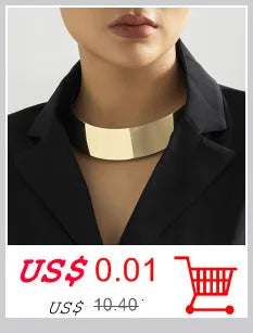 Exaggerated Chunky Metal Neckless