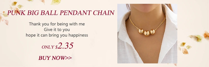 Exaggerated Chunky Metal Neckless