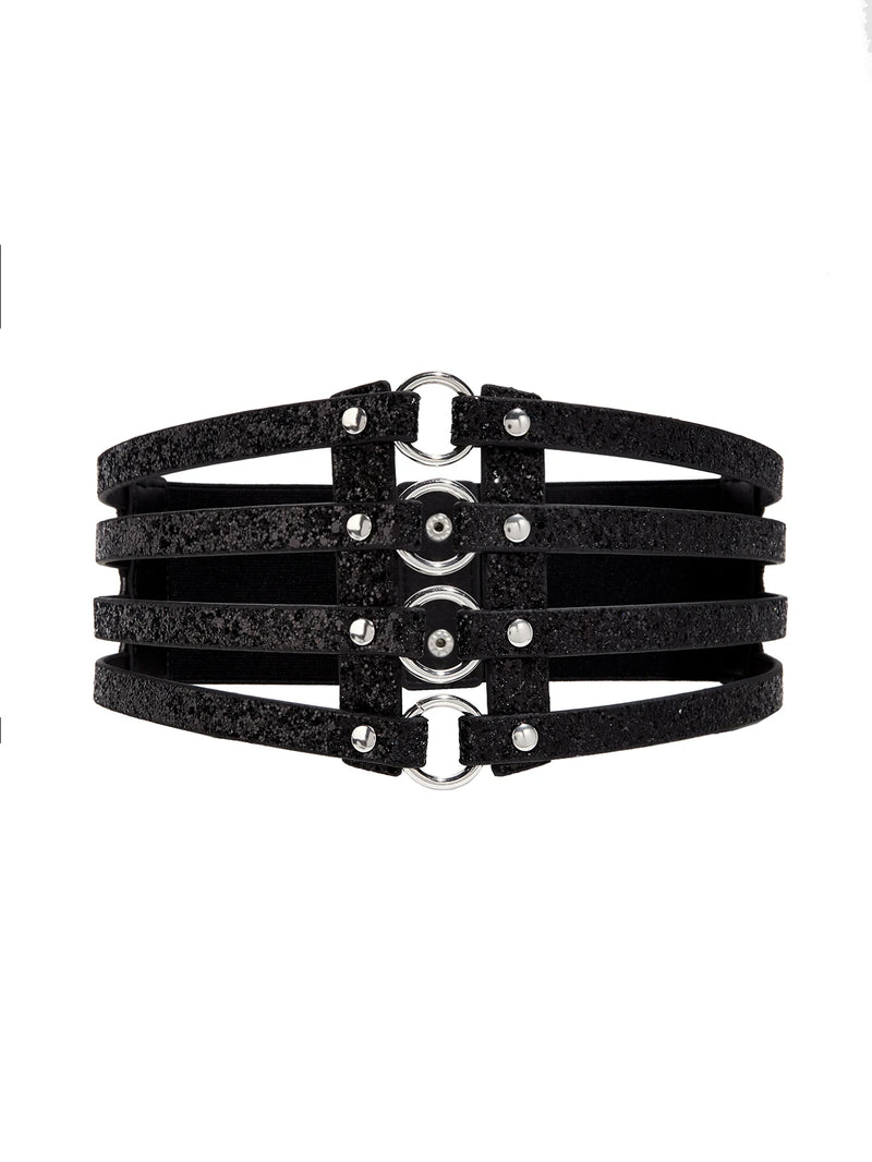 Wide Belt - Silver, Gold