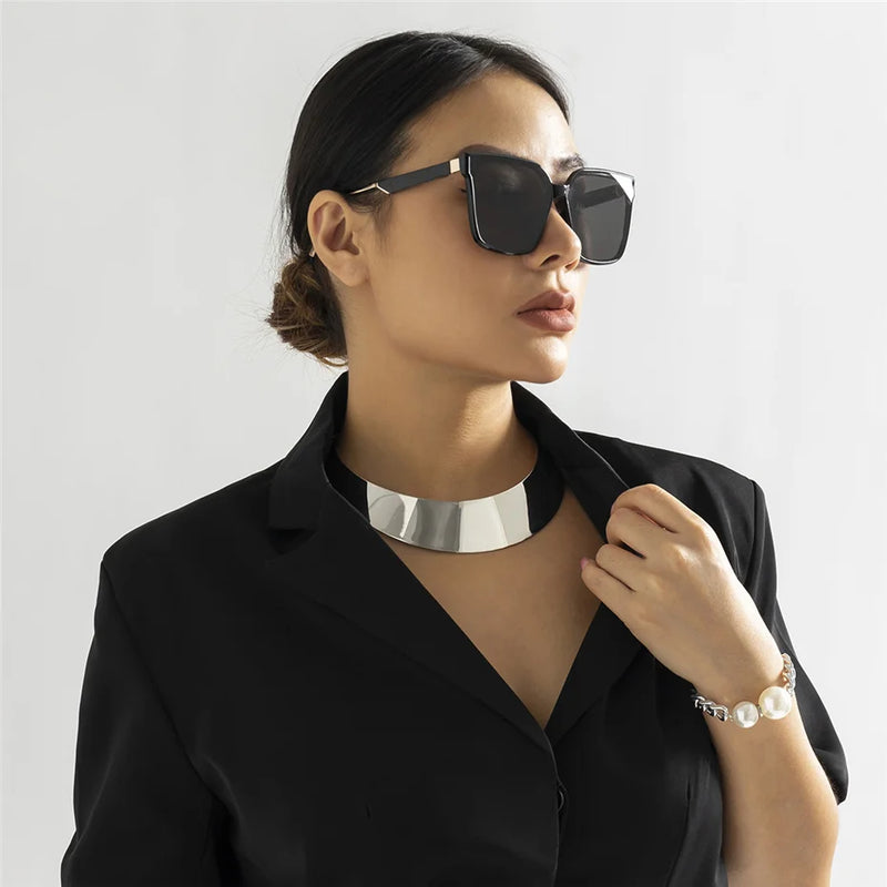 Exaggerated Chunky Metal Neckless