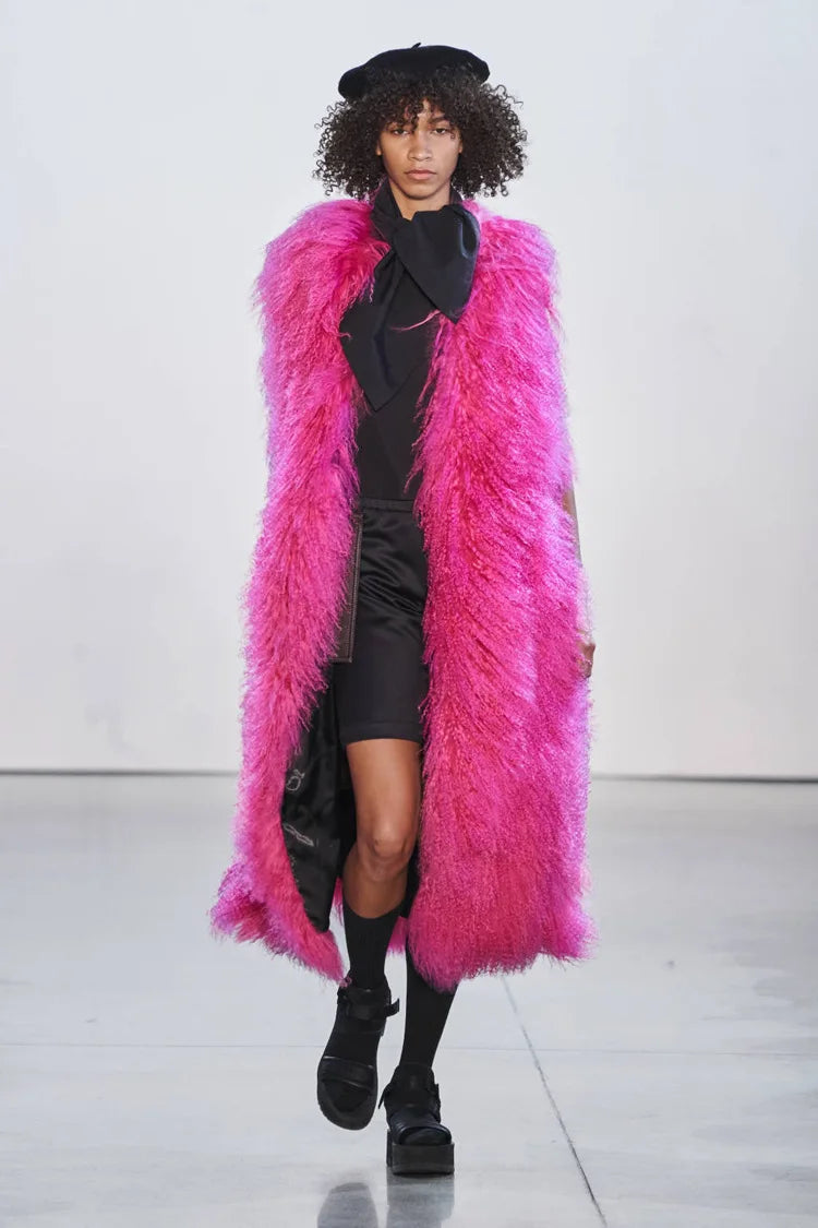 Long Faux Fur Vest