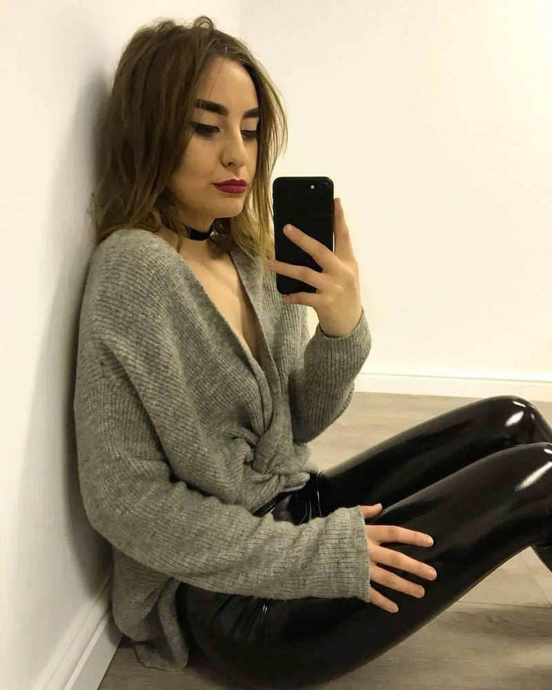 New Bright  Pu Pants Women Black Slim Leather Pants Sexy Hip Liftting Yoga Fitness Leggings Running Casual Fashion Pu Pants