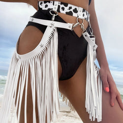 Body Skirt Harness Bondage Lingerie Garter Belt Fetish Wear