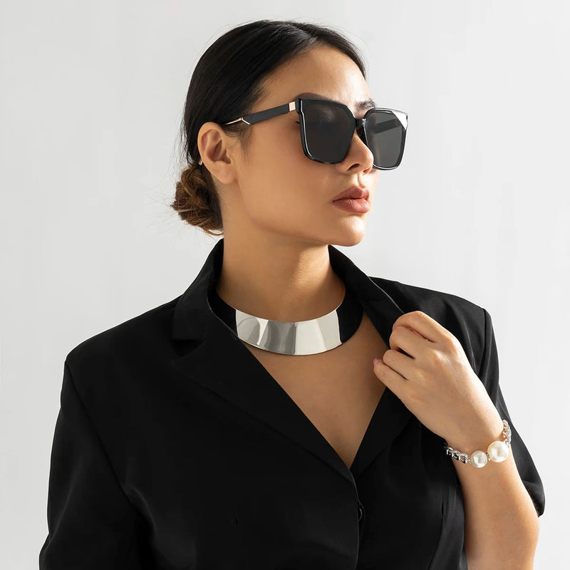 Exaggerated Chunky Metal Neckless