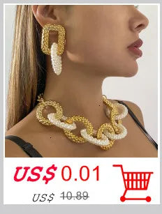 Exaggerated Chunky Metal Neckless