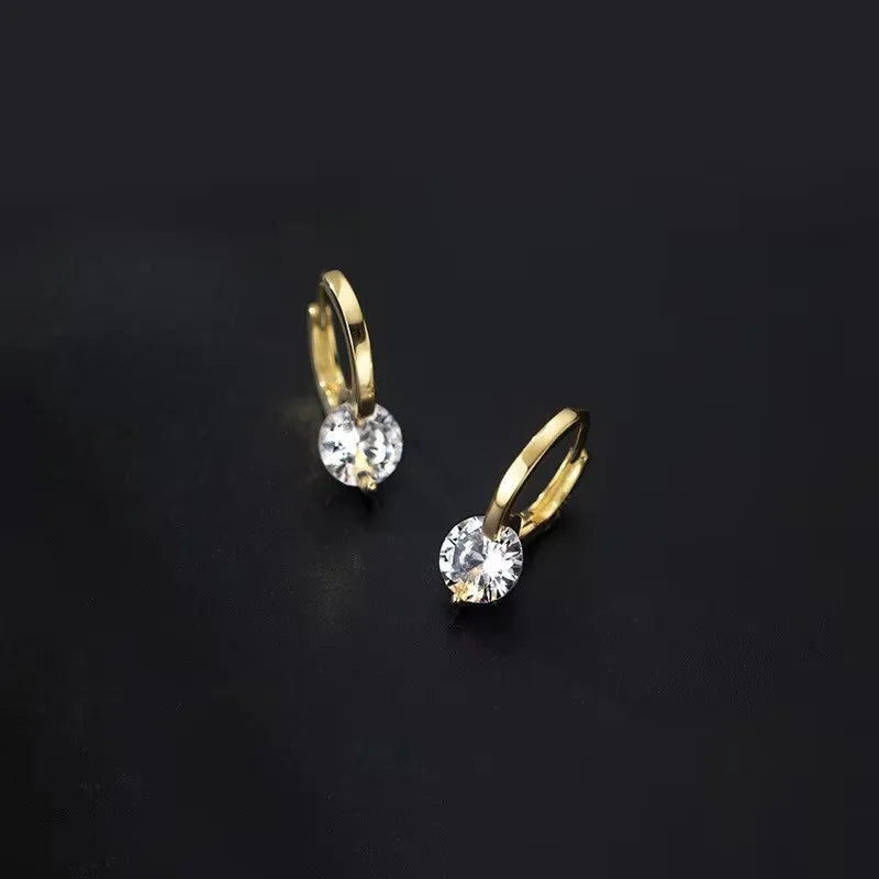 New Fashion Classics Simple Big Round Hoop Earrings for Women Circle Girls Shiny Delicate Party Womens Jewelry New Arrival 2025