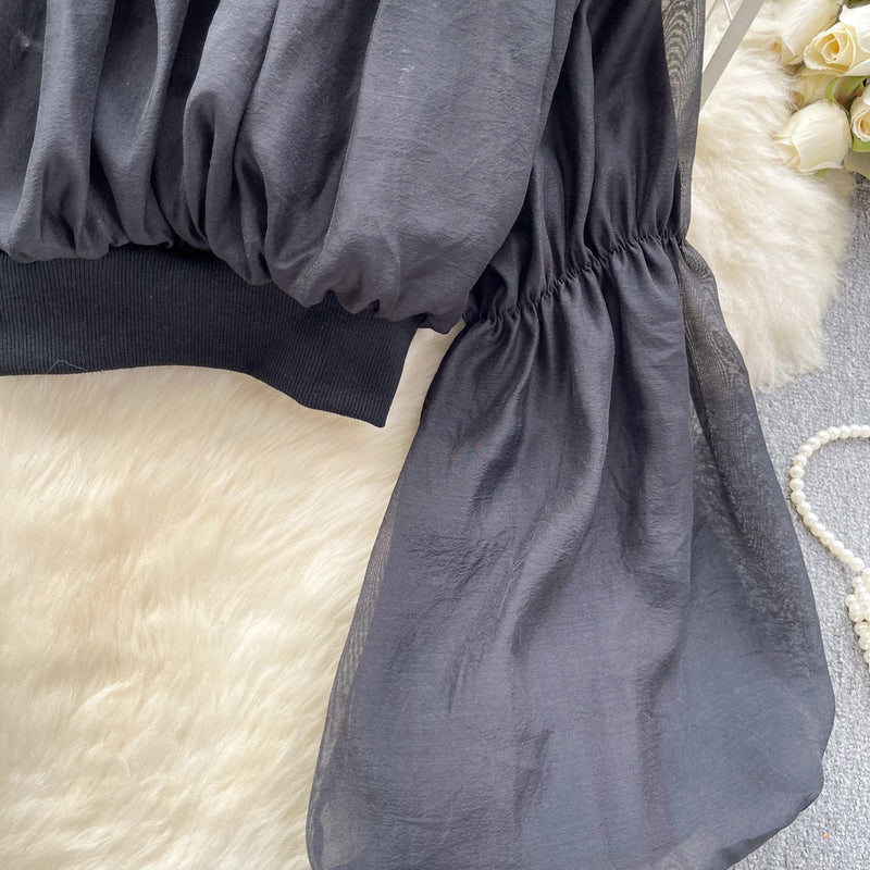Shifon Shoulder Top