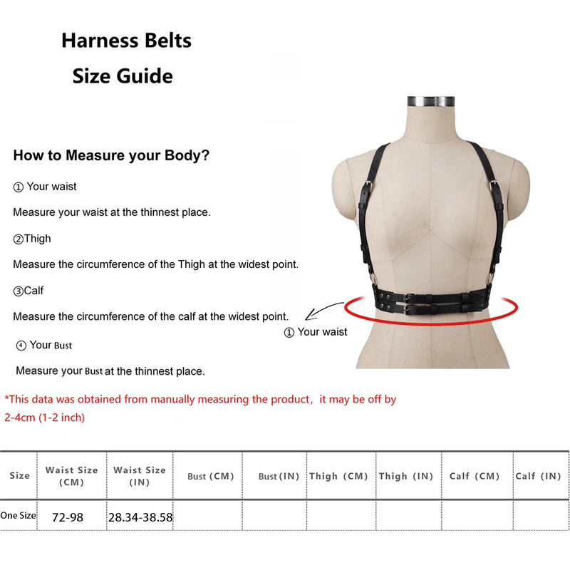 Faux Leather Harness