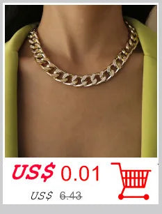 Exaggerated Chunky Metal Neckless