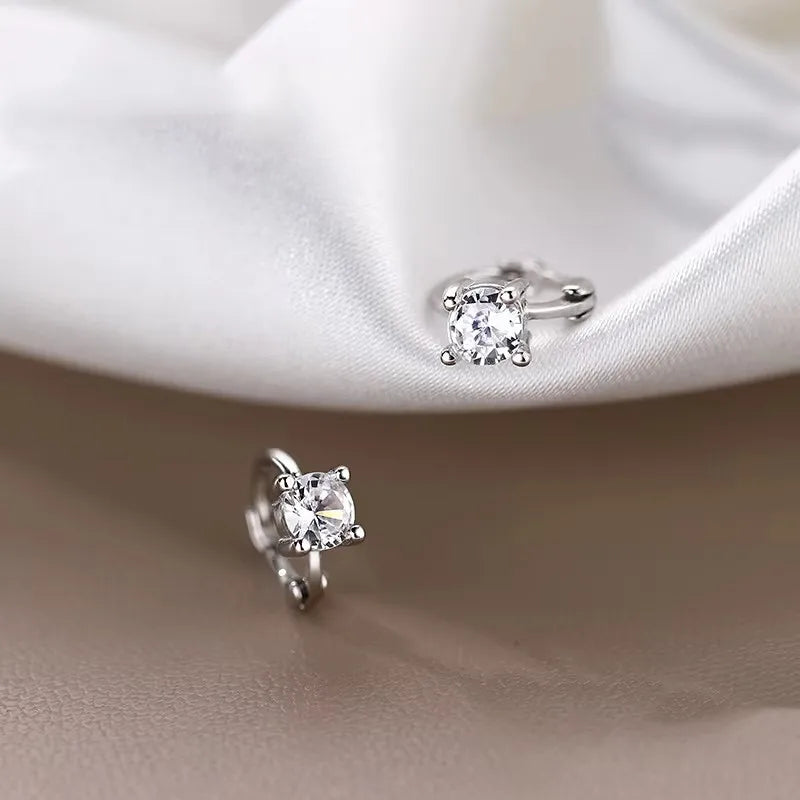 New Fashion Classics Simple Big Round Hoop Earrings for Women Circle Girls Shiny Delicate Party Womens Jewelry New Arrival 2025
