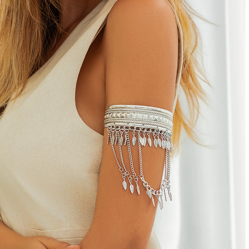 Cuff Bracelet - Arm Bangles Coins
