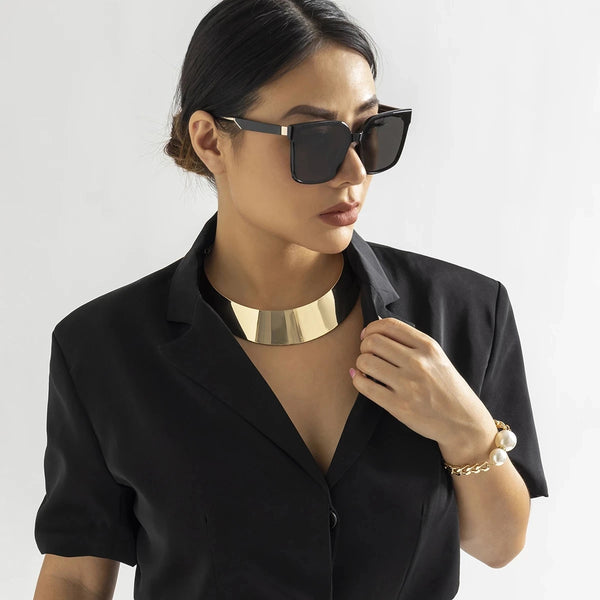 Exaggerated Chunky Metal Neckless