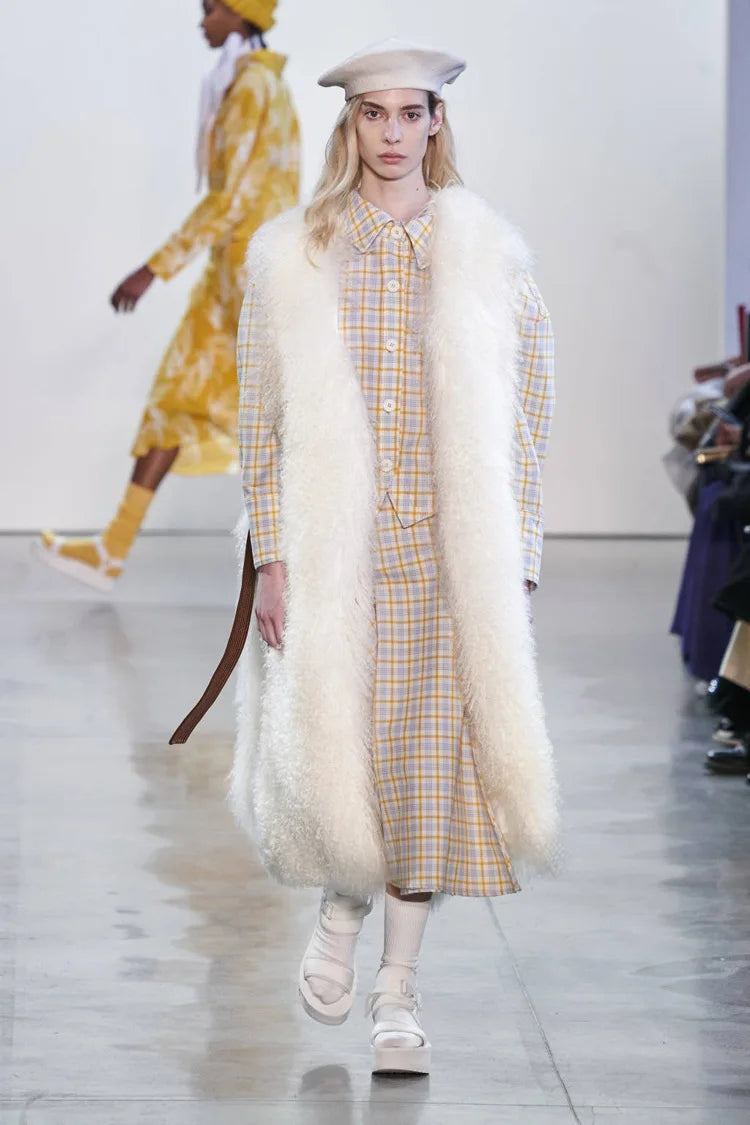 Long Faux Fur Vest