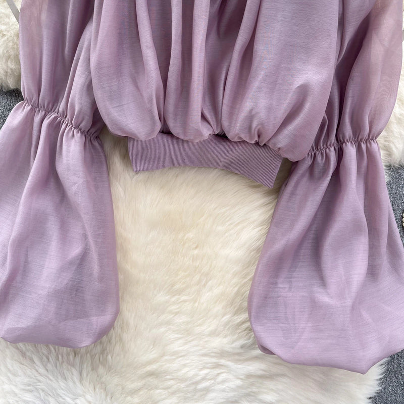Shifon Shoulder Top