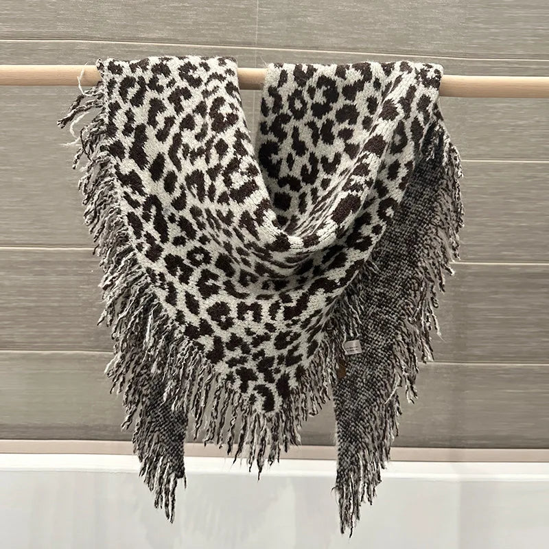 Knitted Scarf - Triangle Shawl