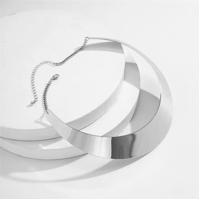 Exaggerated Chunky Metal Neckless